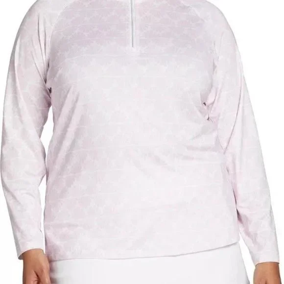 Walter Hagen Women's Printed UV Long Sleeve Golf 1/4 Zip NWT - Picture 5 of 7